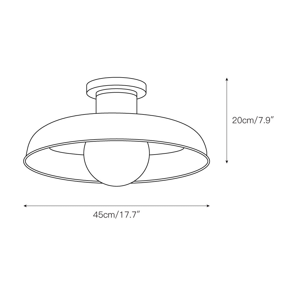 Cadence Semi Flush Ceiling Lamp