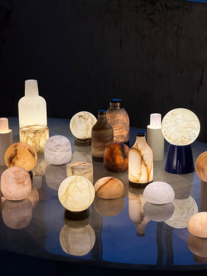 Carpyen Alabaster Table Lamp (Built-in Battery)