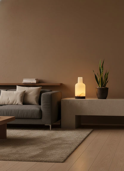 Carpyen Alabaster Table Lamp (Built-in Battery)