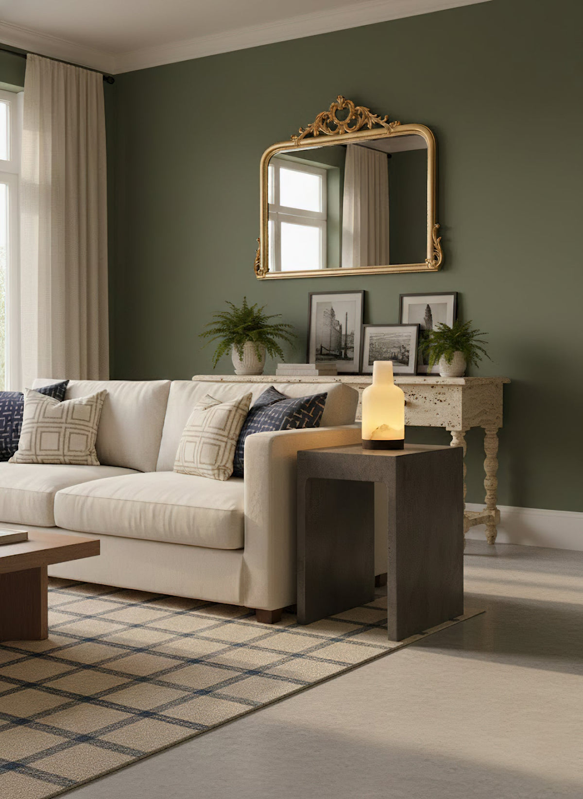 Carpyen Alabaster Table Lamp (Built-in Battery)