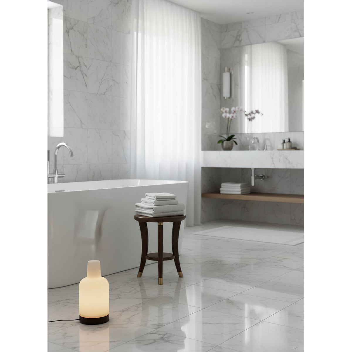Carpyen Alabaster Table Lamp (Built-in Battery)