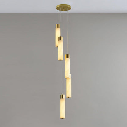 Celestial Alabaster Cascade Chandelier