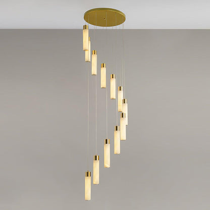 Celestial Alabaster Cascade Chandelier