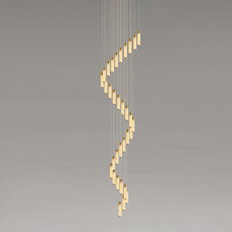 Celestial Alabaster Cascade Chandelier