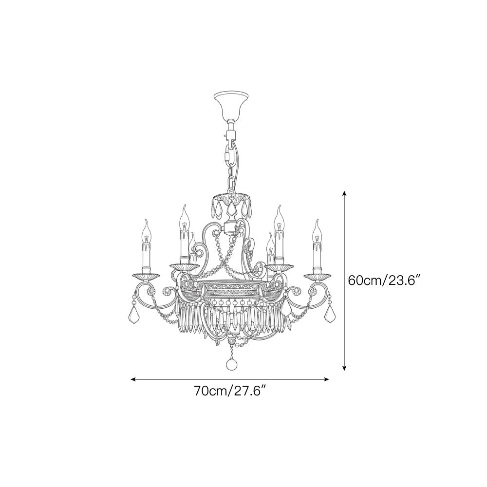Chantilly Crystal Chandelier