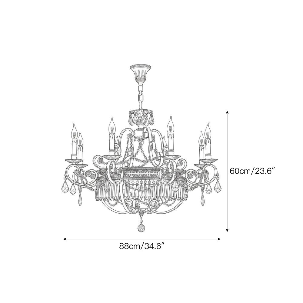 Chantilly Crystal Chandelier