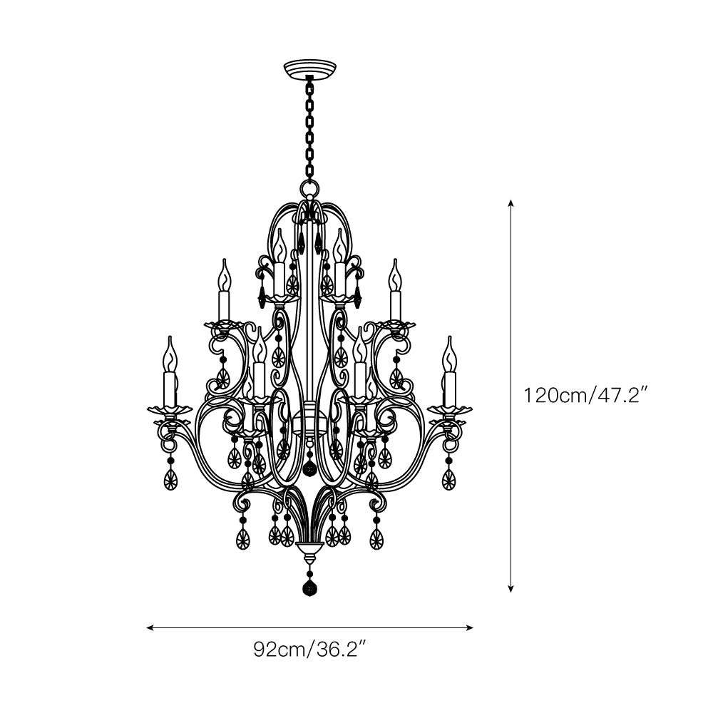 Chateau Tiered Chandelier