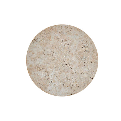 Circle Travertine Wall Lamp