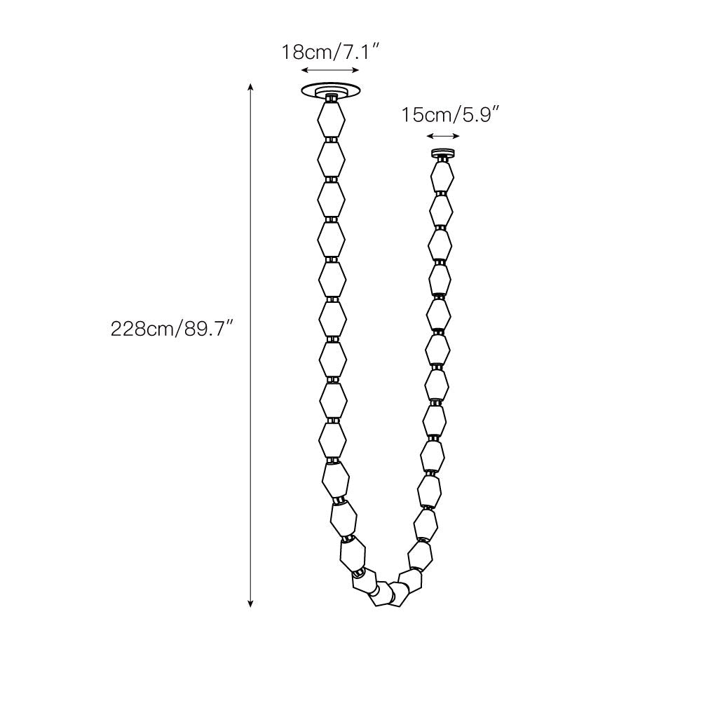 Collier Chandelier