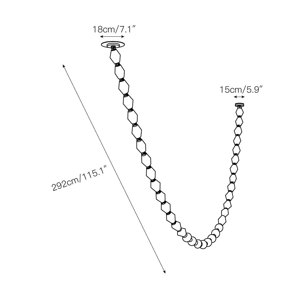 Collier Chandelier