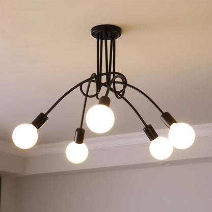 Colonial Sputnik Ceiling Lamp