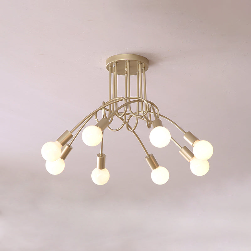 Colonial Sputnik Ceiling Lamp