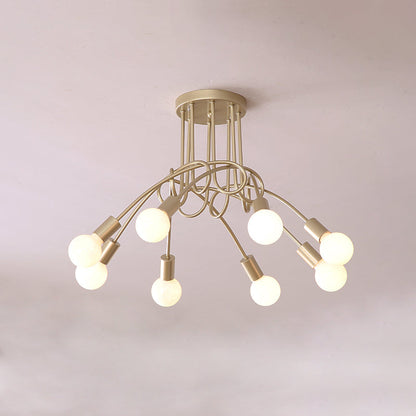 Colonial Sputnik Ceiling Lamp