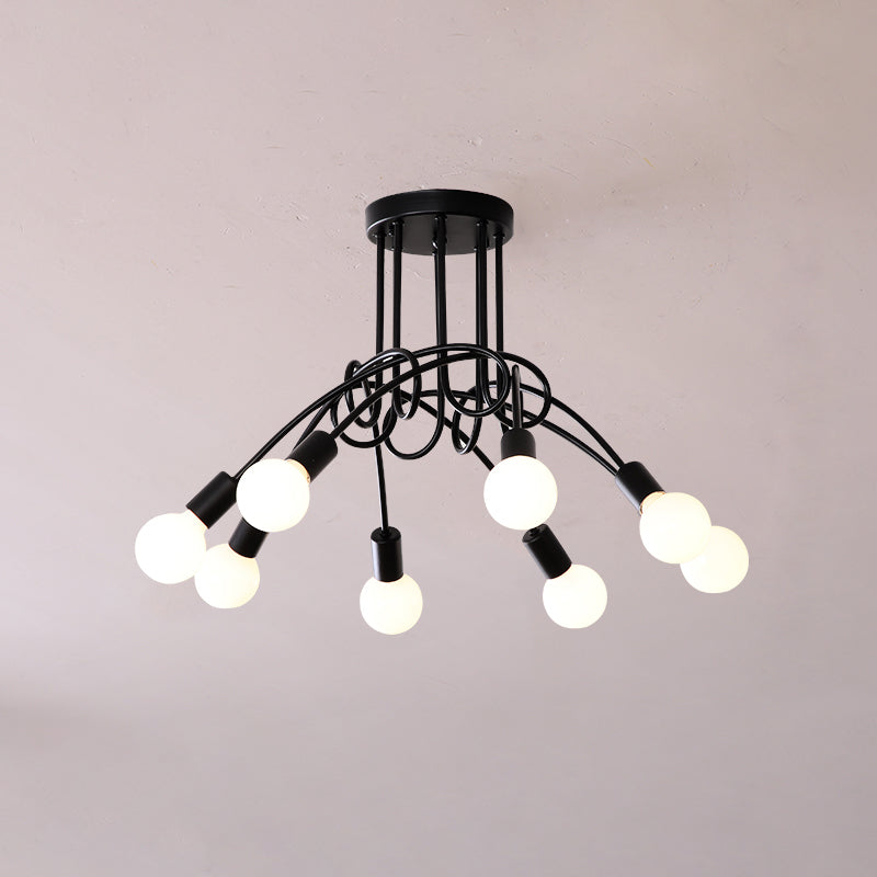 Colonial Sputnik Ceiling Lamp