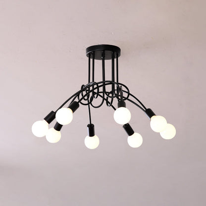 Colonial Sputnik Ceiling Lamp