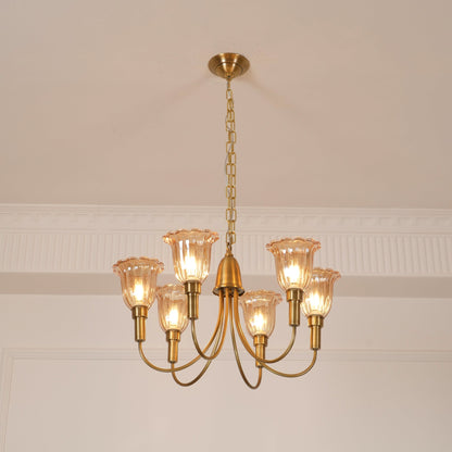 Columbia Brass Chandelier