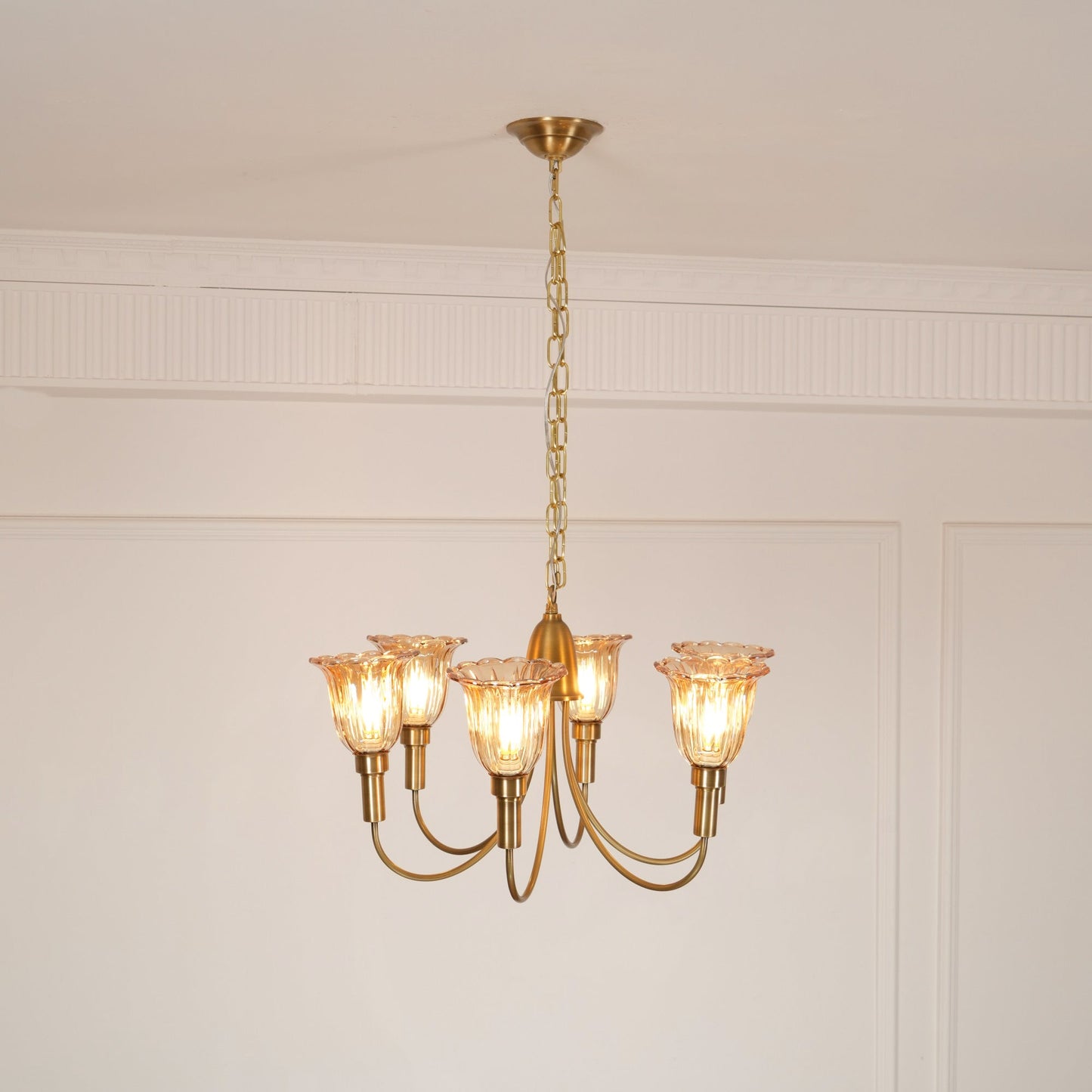 Columbia Brass Chandelier