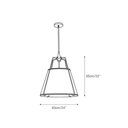 Regalia Drum Pendant Lamp