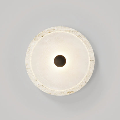 Coral Travertine Wall Lamp