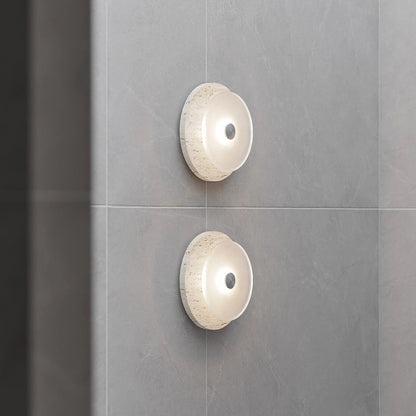 Coral Travertine Wall Lamp