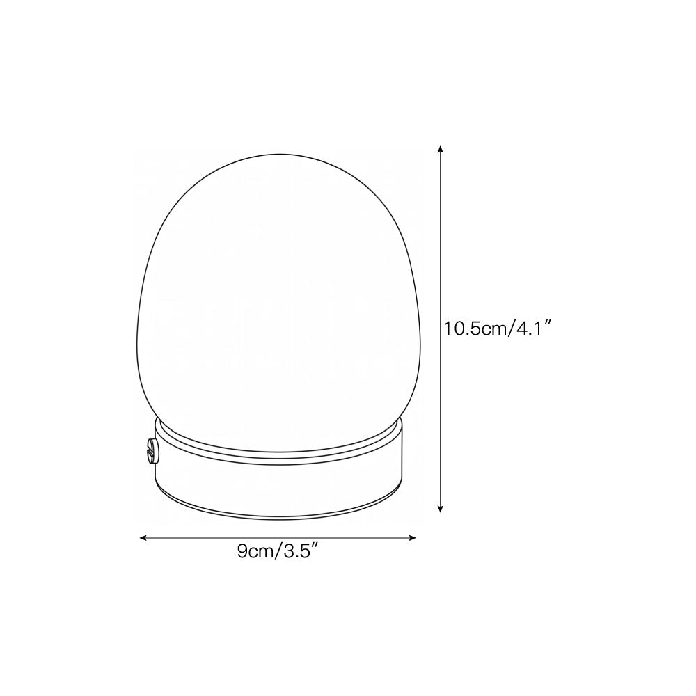 Cosmo Glow Alabaster Table Lamp (Built-in Battery)