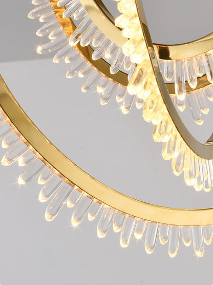 Crystal Corde Ceiling Light