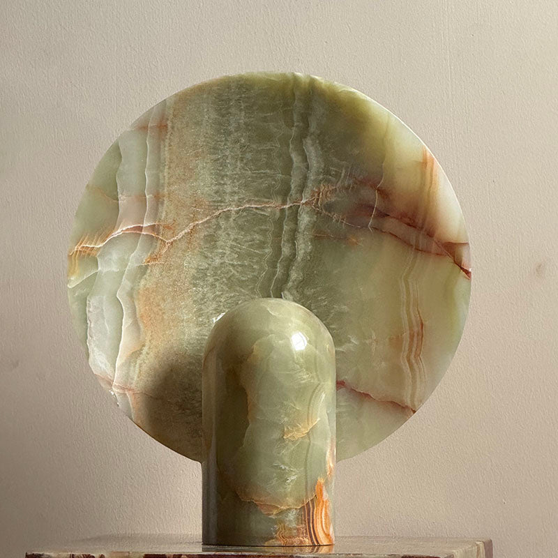 Fan Marble Table Lamp