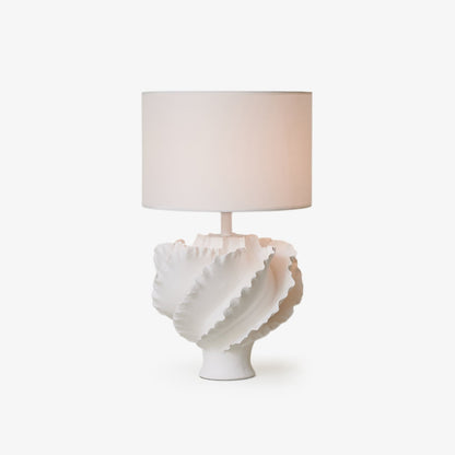 Sculptural Shell Inspired Table Lamp