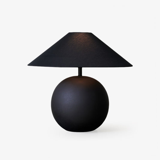Obsidian Sphere Table Lamp