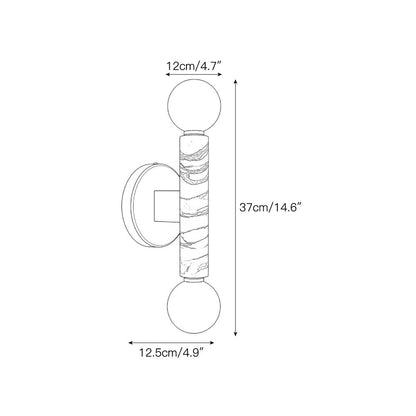 Darime Double Wall Sconce