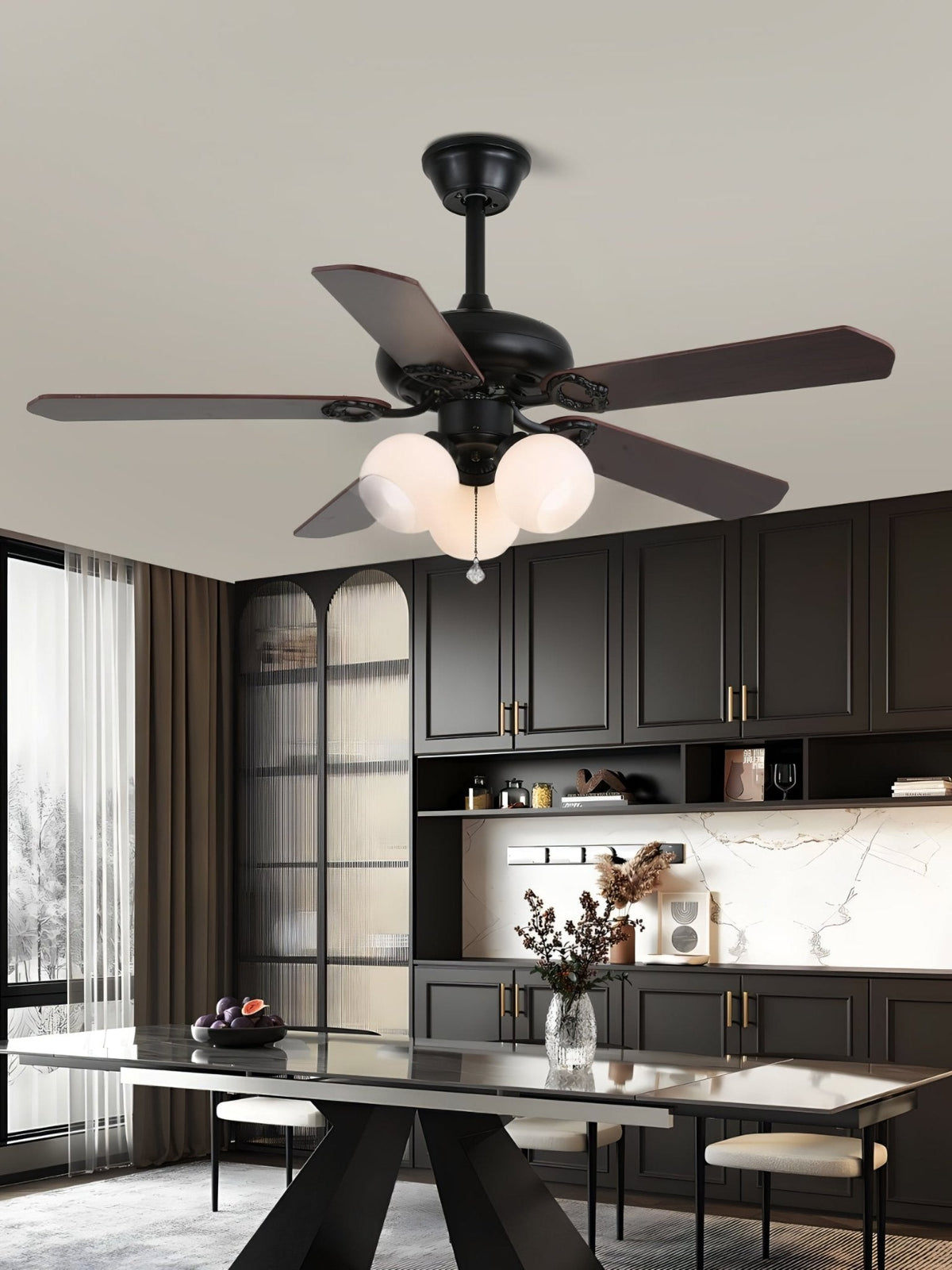 Calantha Bloom Ceiling Fan Light