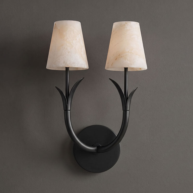 Deering Alabaster Wall Sconce