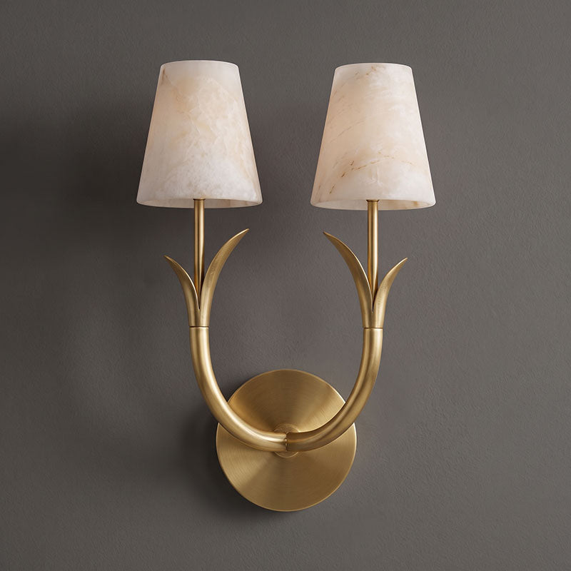 Deering Alabaster Wall Sconce
