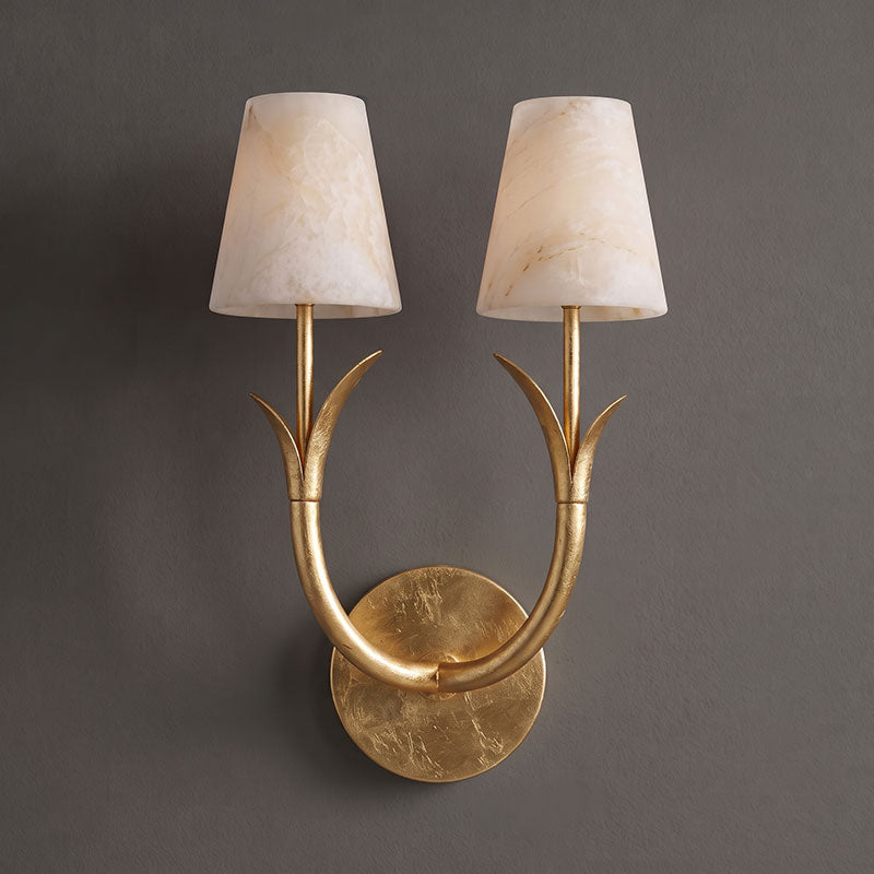 Deering Alabaster Wall Sconce