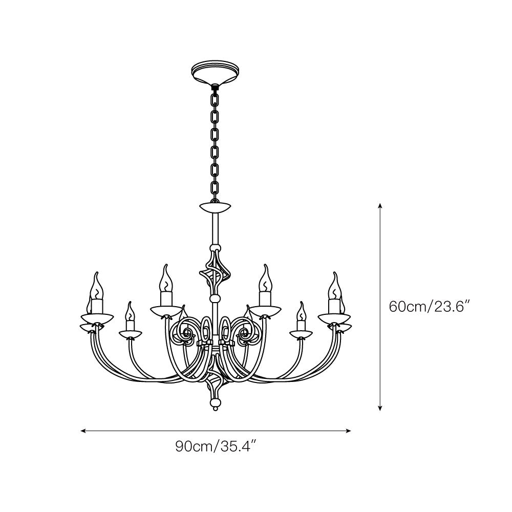 Delft Chandelier