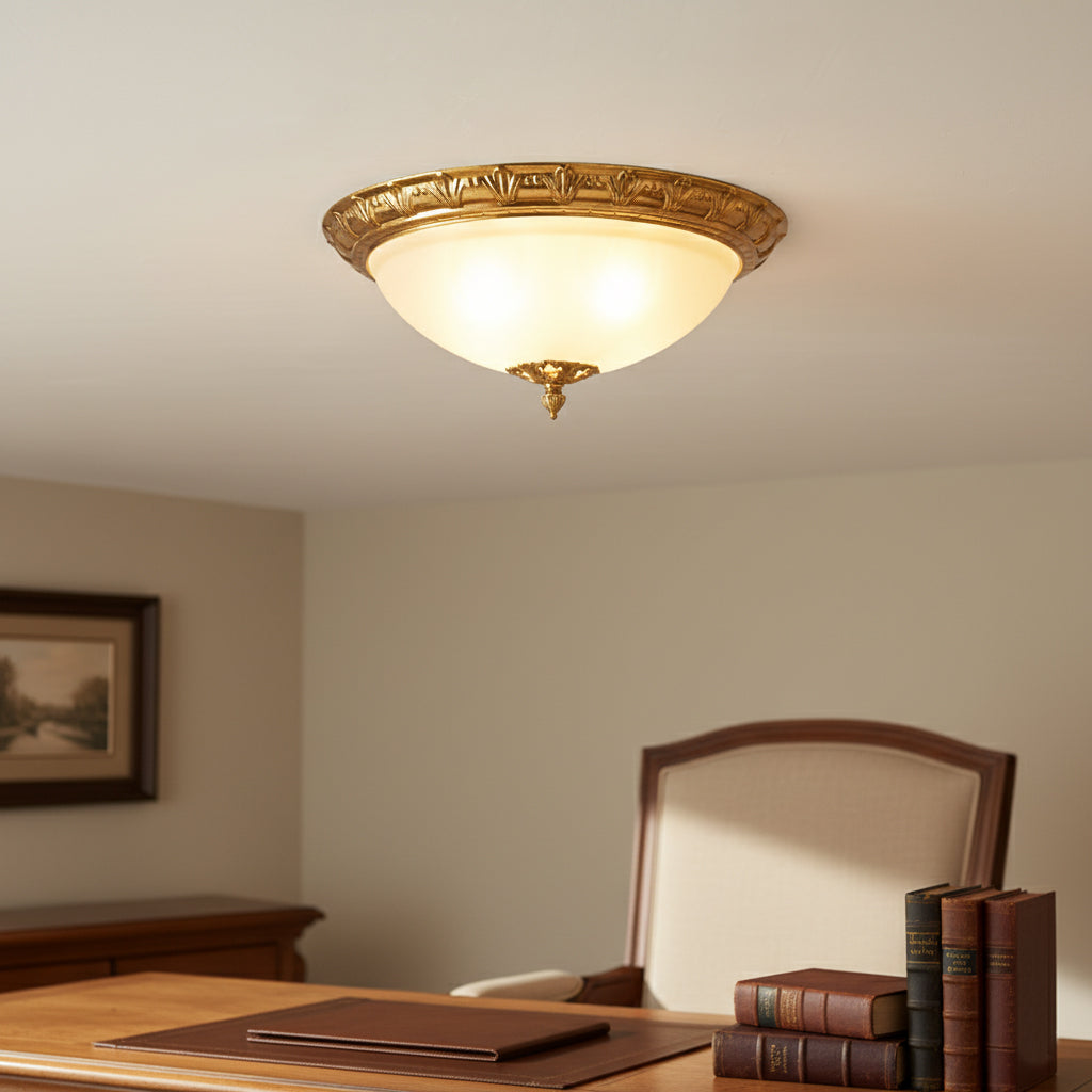 Deltana Flush Ceiling Lamp