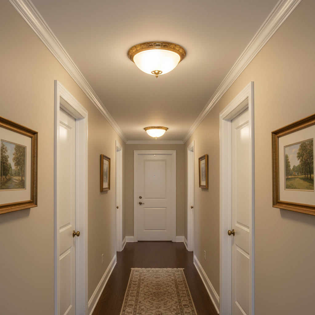 Deltana Flush Ceiling Lamp