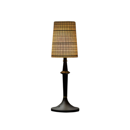 Devon Black Table Lamp (Built-in Battery)