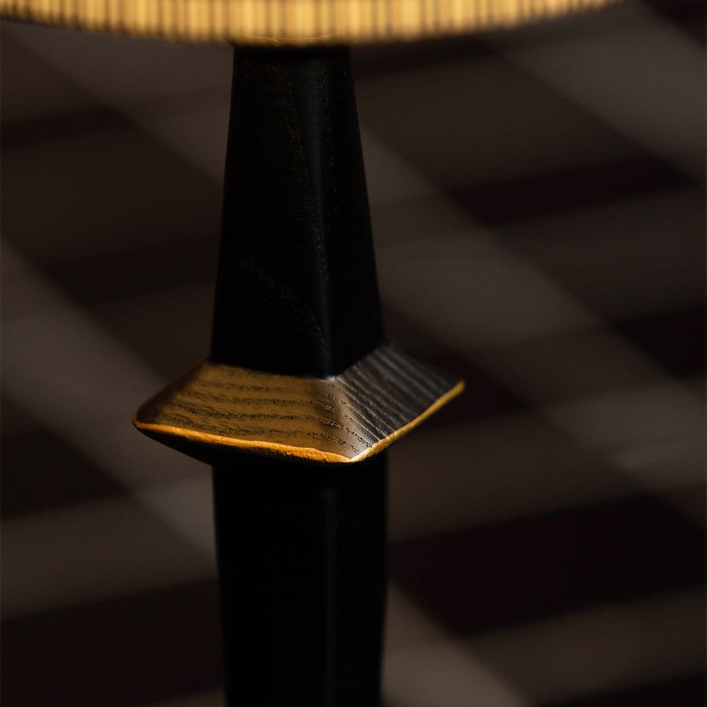 Devon Black Table Lamp (Built-in Battery)