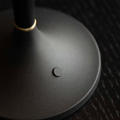 Devon Black Table Lamp (Built-in Battery)