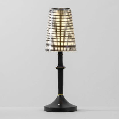Devon Black Table Lamp (Built-in Battery)