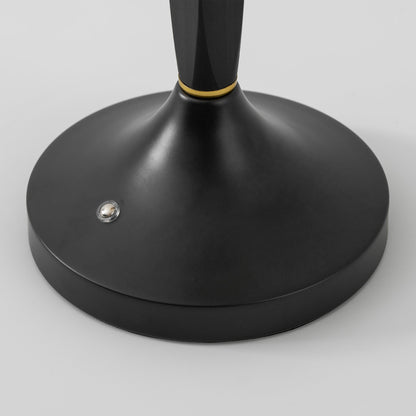 Devon Black Table Lamp (Built-in Battery)