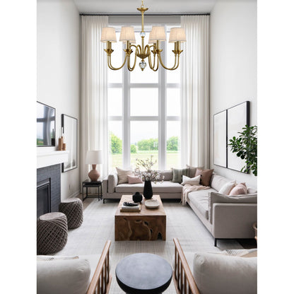 Diana Brass Chandelier