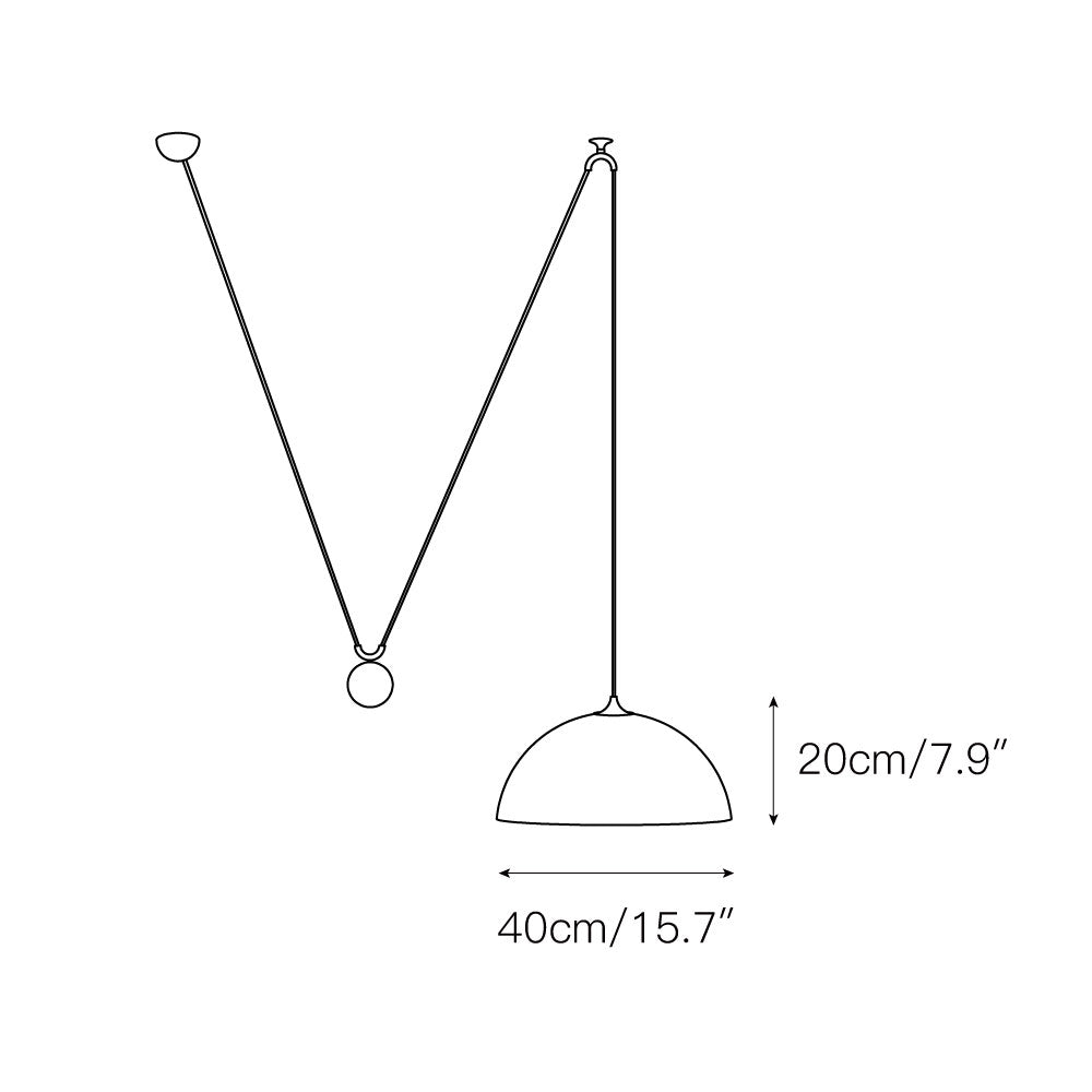 Dome Balance Pendant Lamp