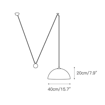 Dome Balance Pendant Lamp
