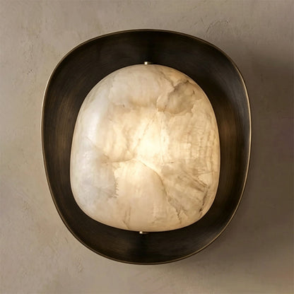 Dormus Alabaster Wall Sconce