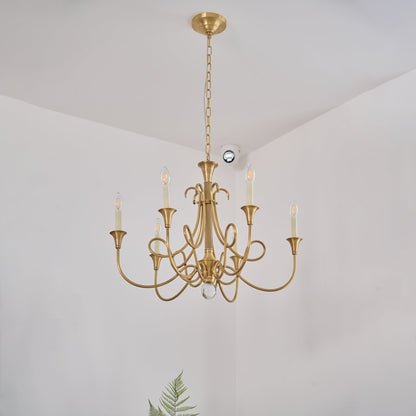 Double Twist Chandelier