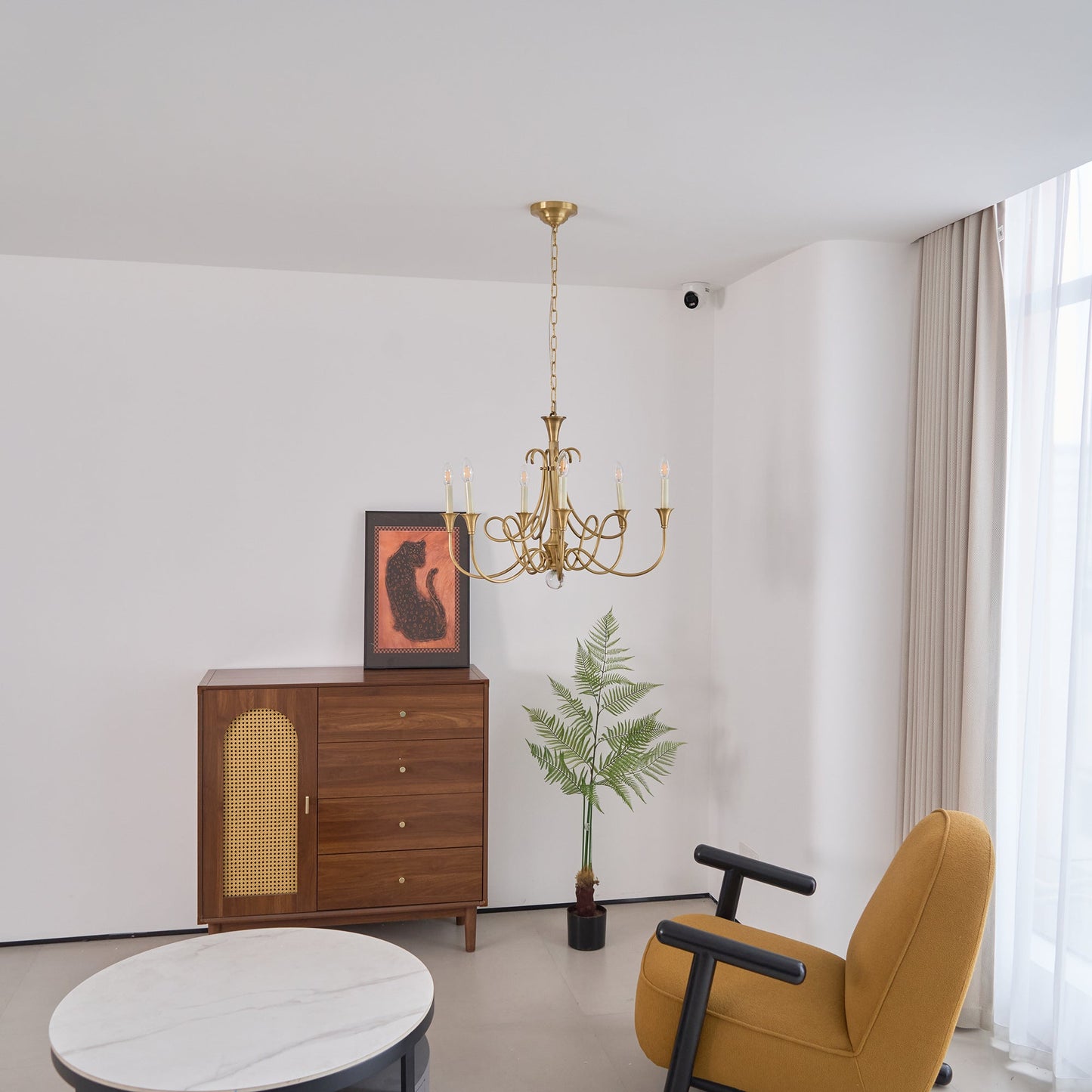Double Twist Chandelier