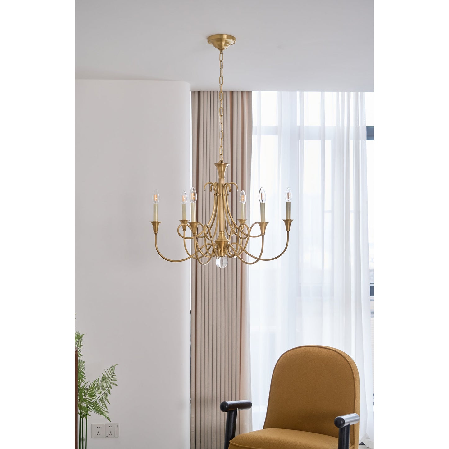 Double Twist Chandelier