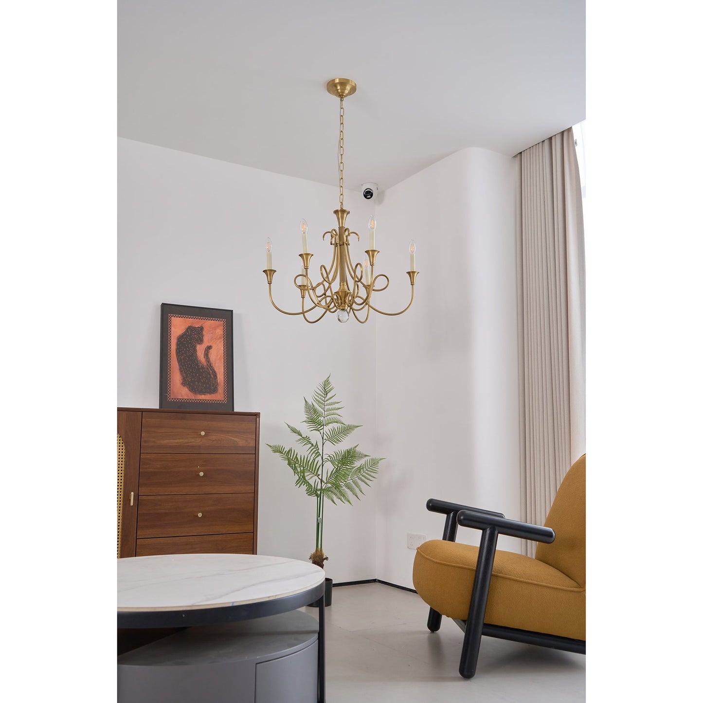Double Twist Chandelier
